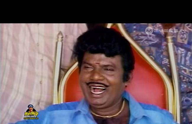 Tamil comedians goundamani Reactions