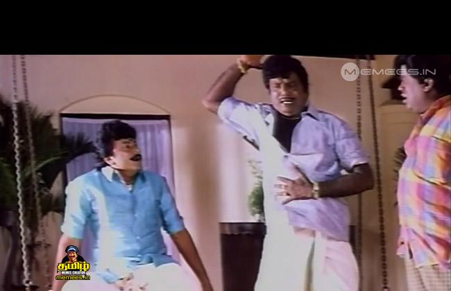 Tamil comedians goundamani Reactions